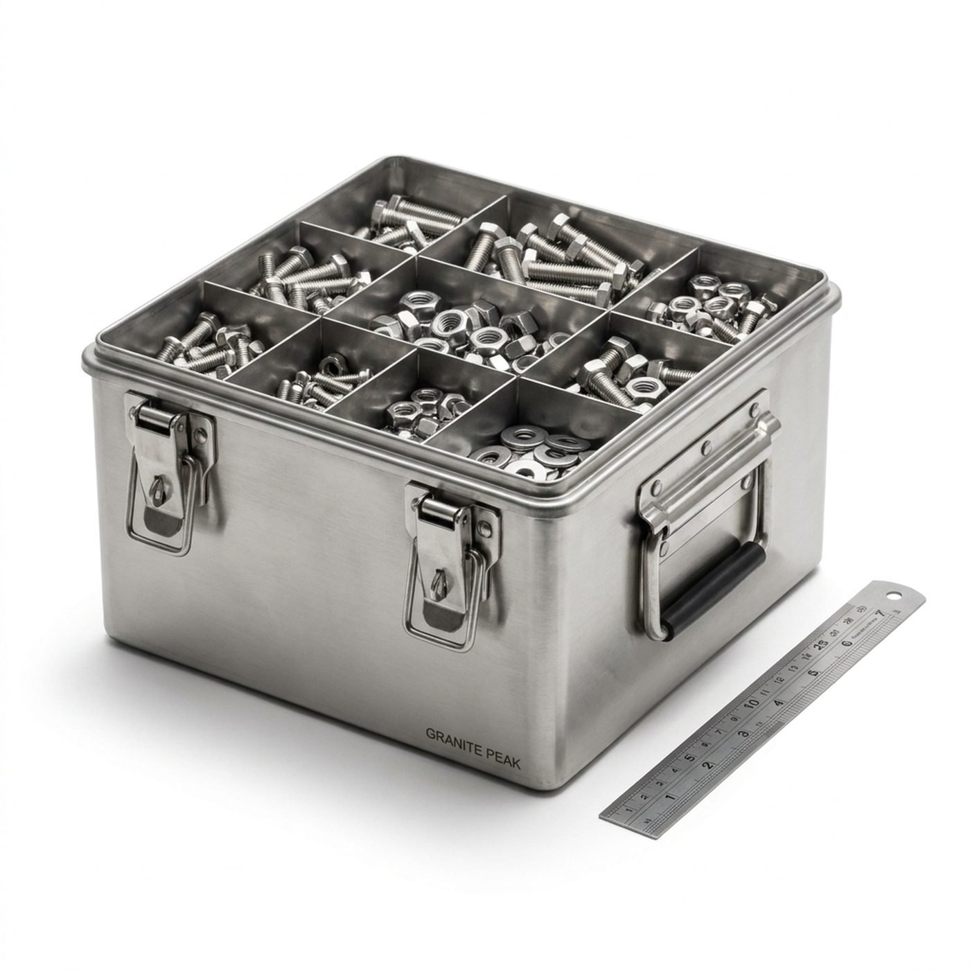 Traverse Stainless Fastener Case — steel