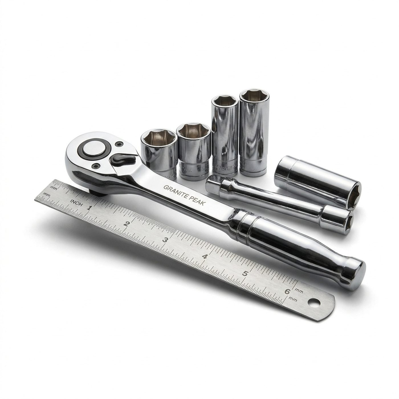 Benchmark Ratchet Handle Set — steel