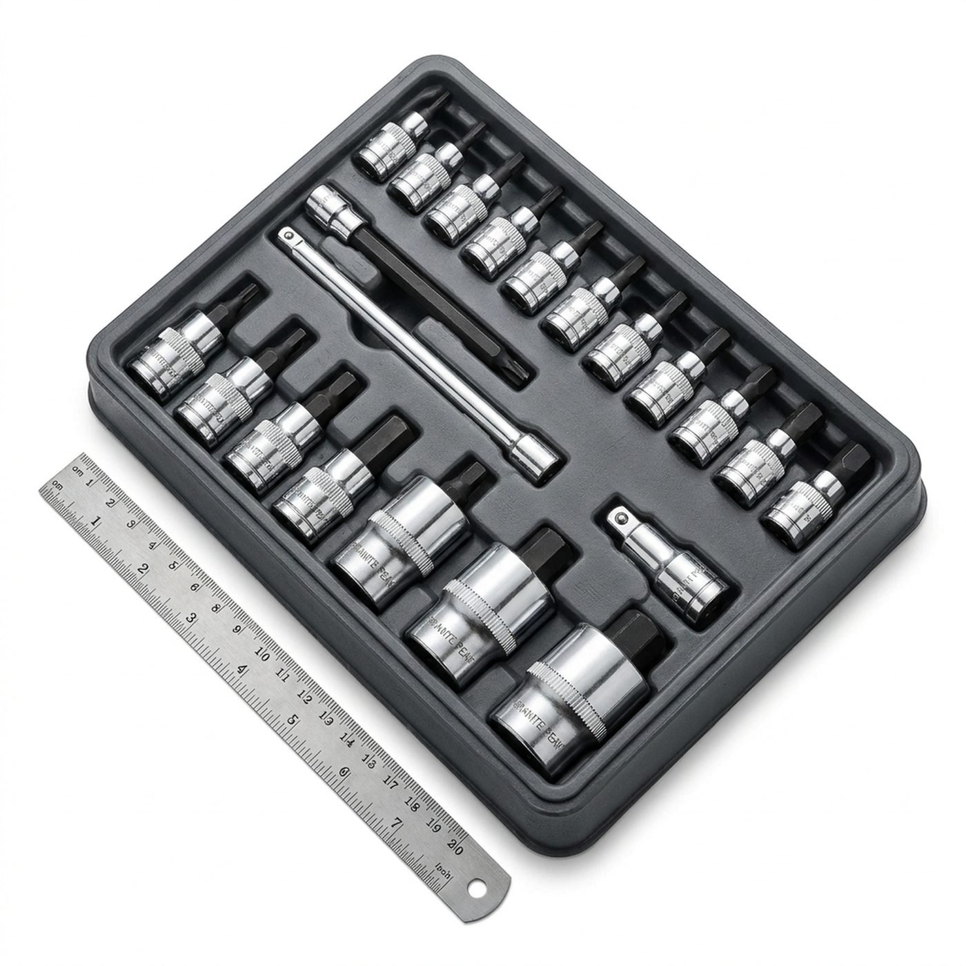 Cardinal Hex Bit Socket Set — steel