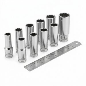 Benchmark Deep Socket Set — steel